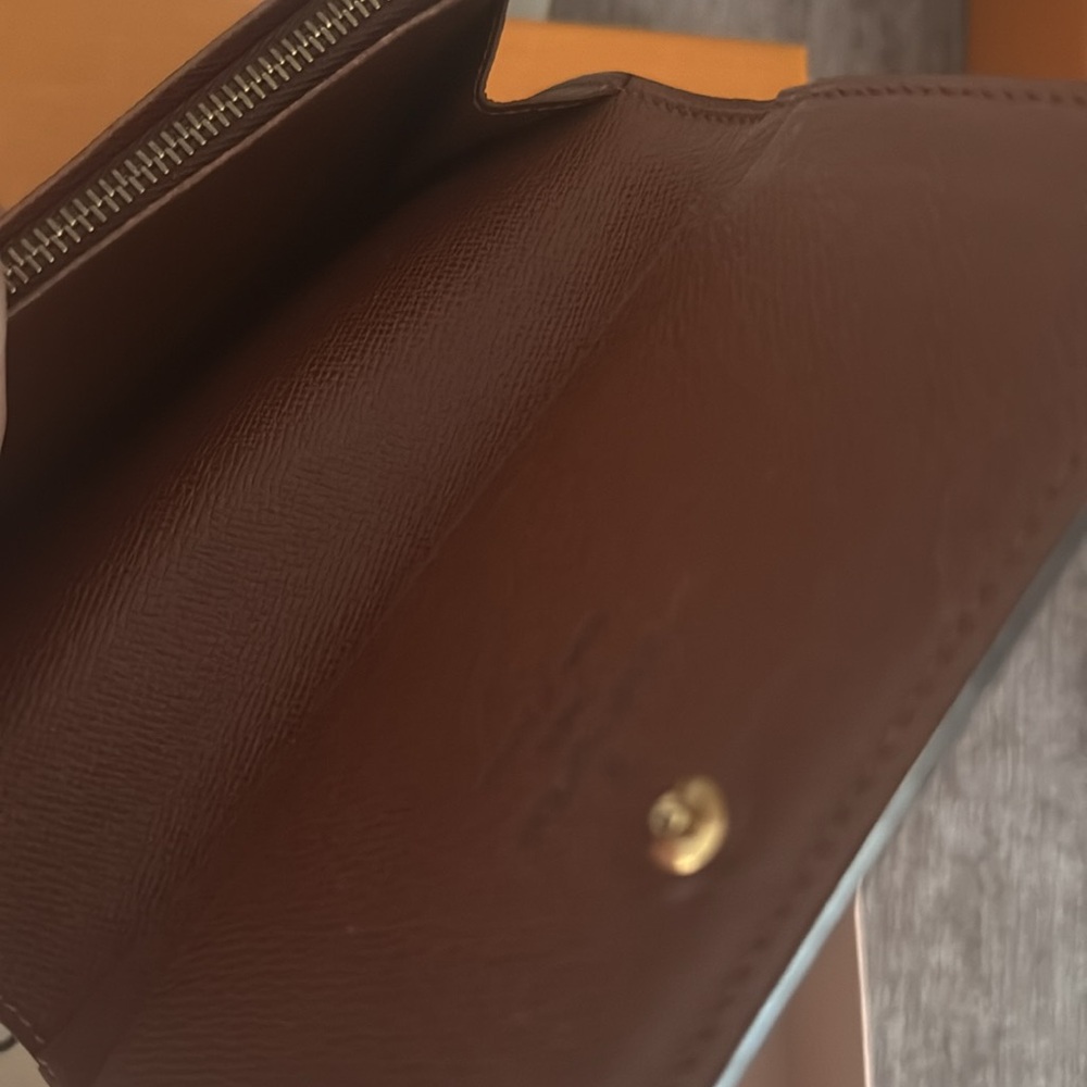 Louis Vuitton Brown Monogram Wallet -Authentic - Picture 7 of 15